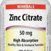 Webber Naturals Zinc Citrate 180 tablet