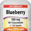 Webber Naturals Blueberry 500 mg 120 cps