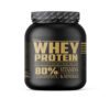 FitBoom® Whey Protein 80 % 2250 g bílá čokoláda jahoda